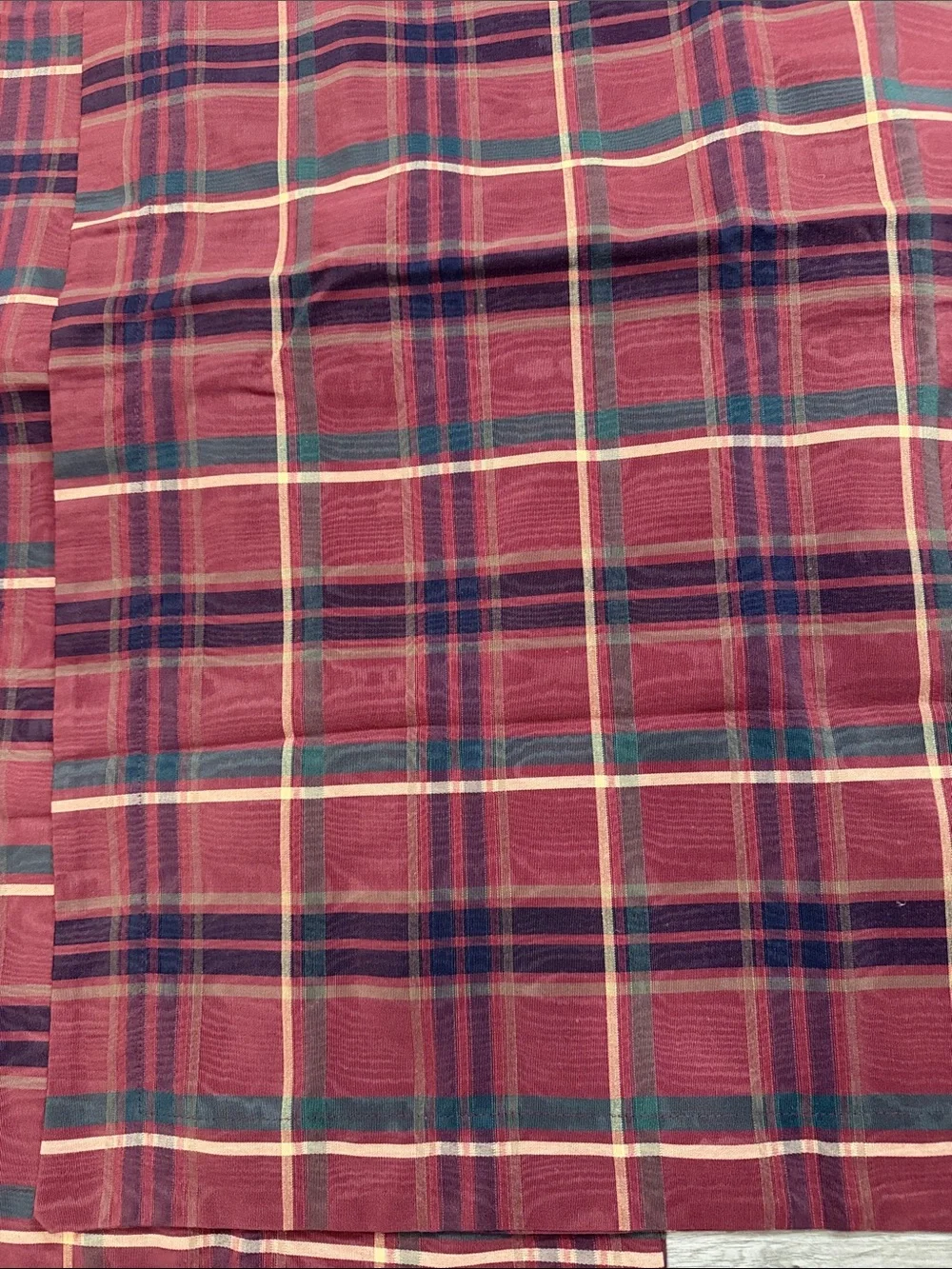 Regent Tartan Plaid Bold Checked Shams Set King Sz